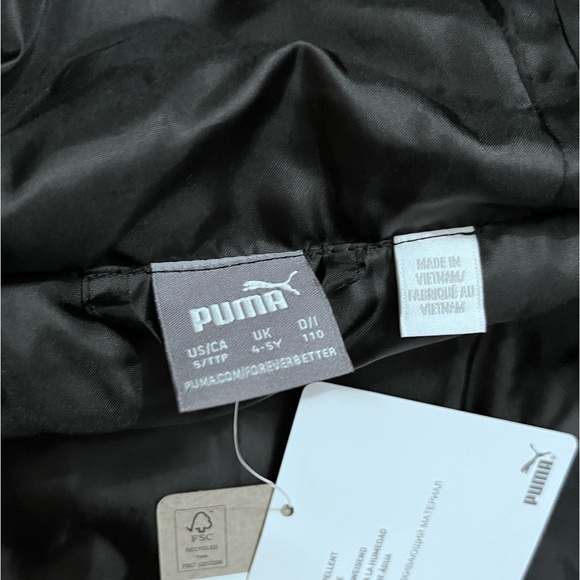 NWT - Puma Kids’ Puffer Jacket - Size 5 / 4-5Y - Picture 4 of 7